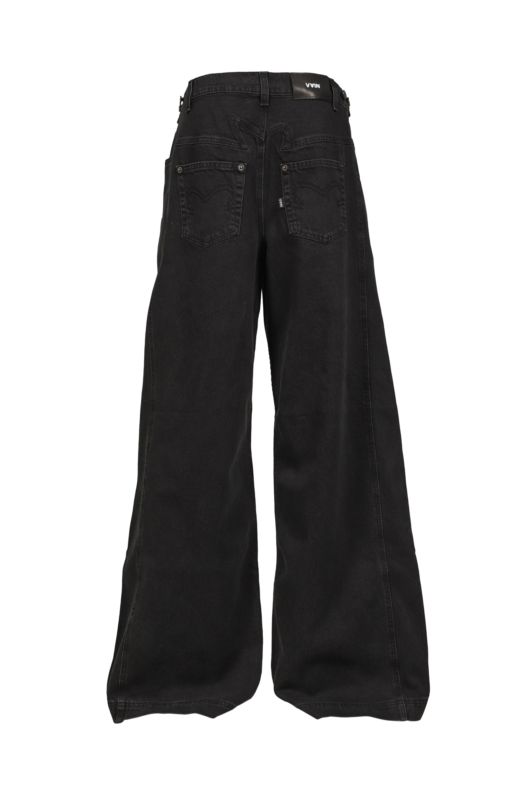 ADJUSTABLE JEANS / BLACK 