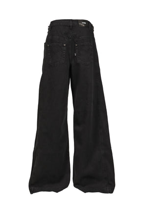ADJUSTABLE JEANS / BLACK 