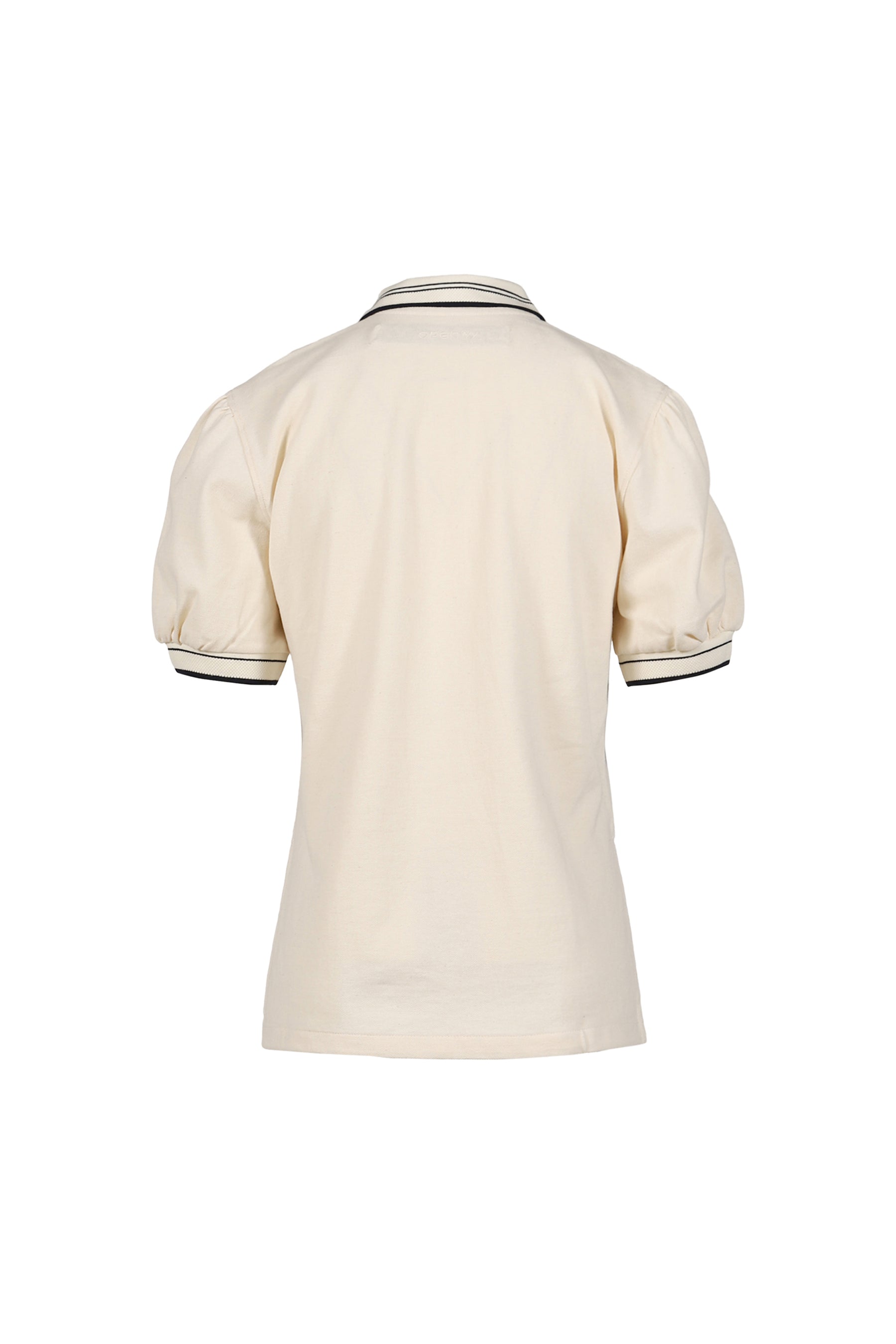 OPEN YY PUFFY PIQUE POLO / CREAM BEI