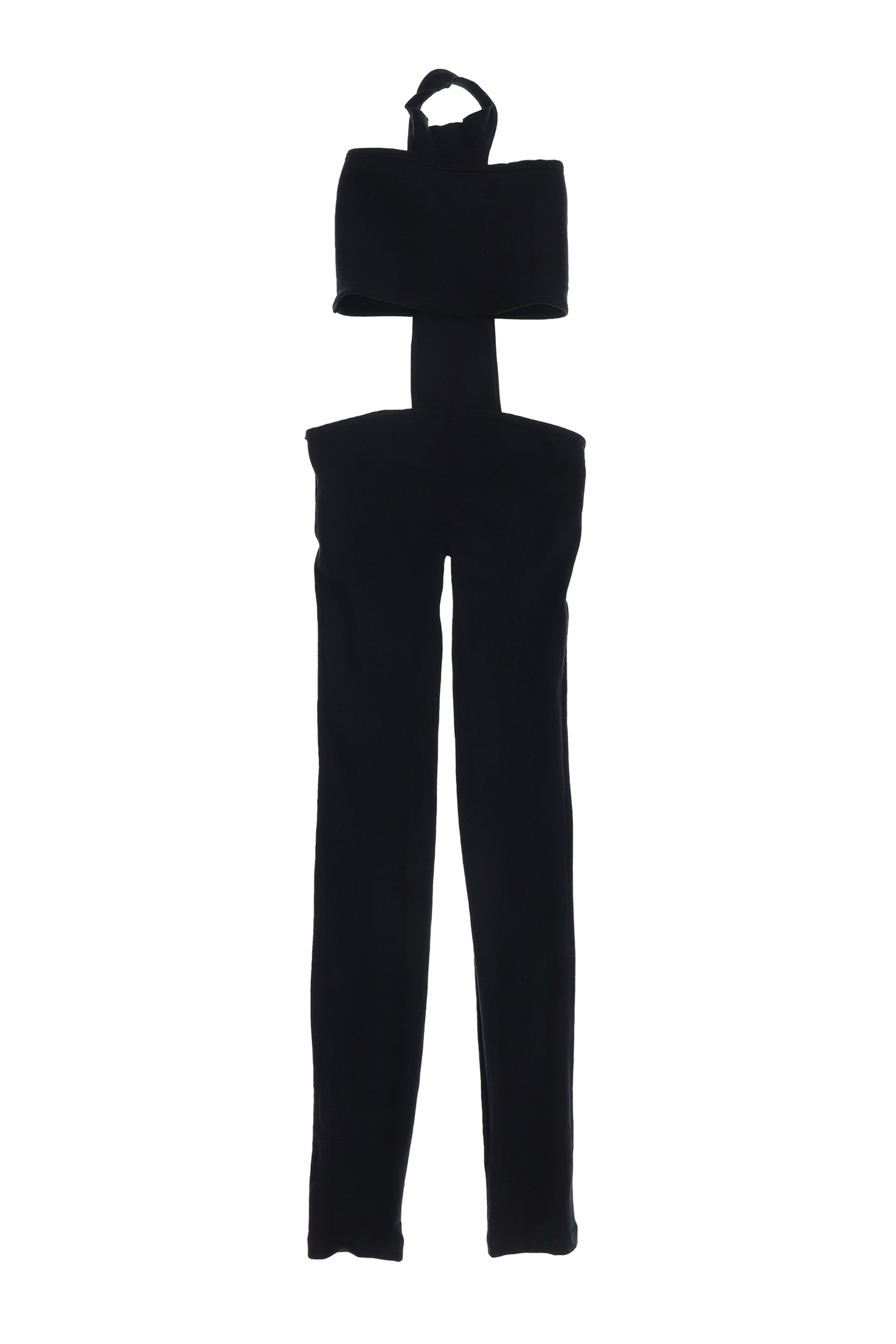 CROSS JUMPSUIT IN BLACK / BLK