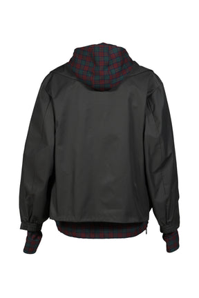 HOODED TRACK JACKET / GRN