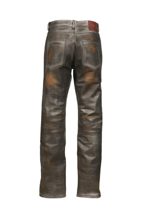 424 LEATHER FIVEPOCKET / SIL