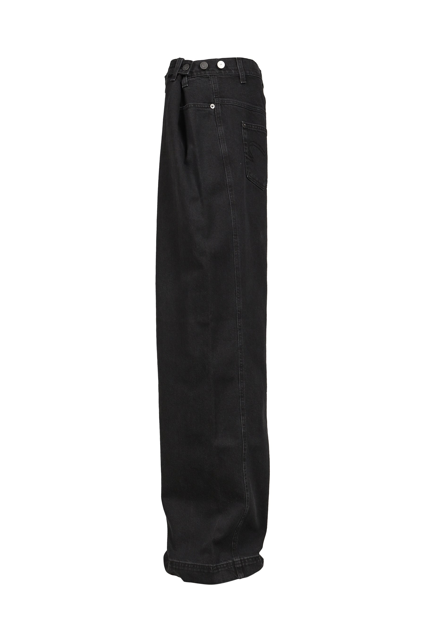 ADJUSTABLE JEANS / BLACK 