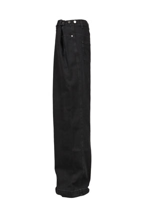 ADJUSTABLE JEANS / BLACK 