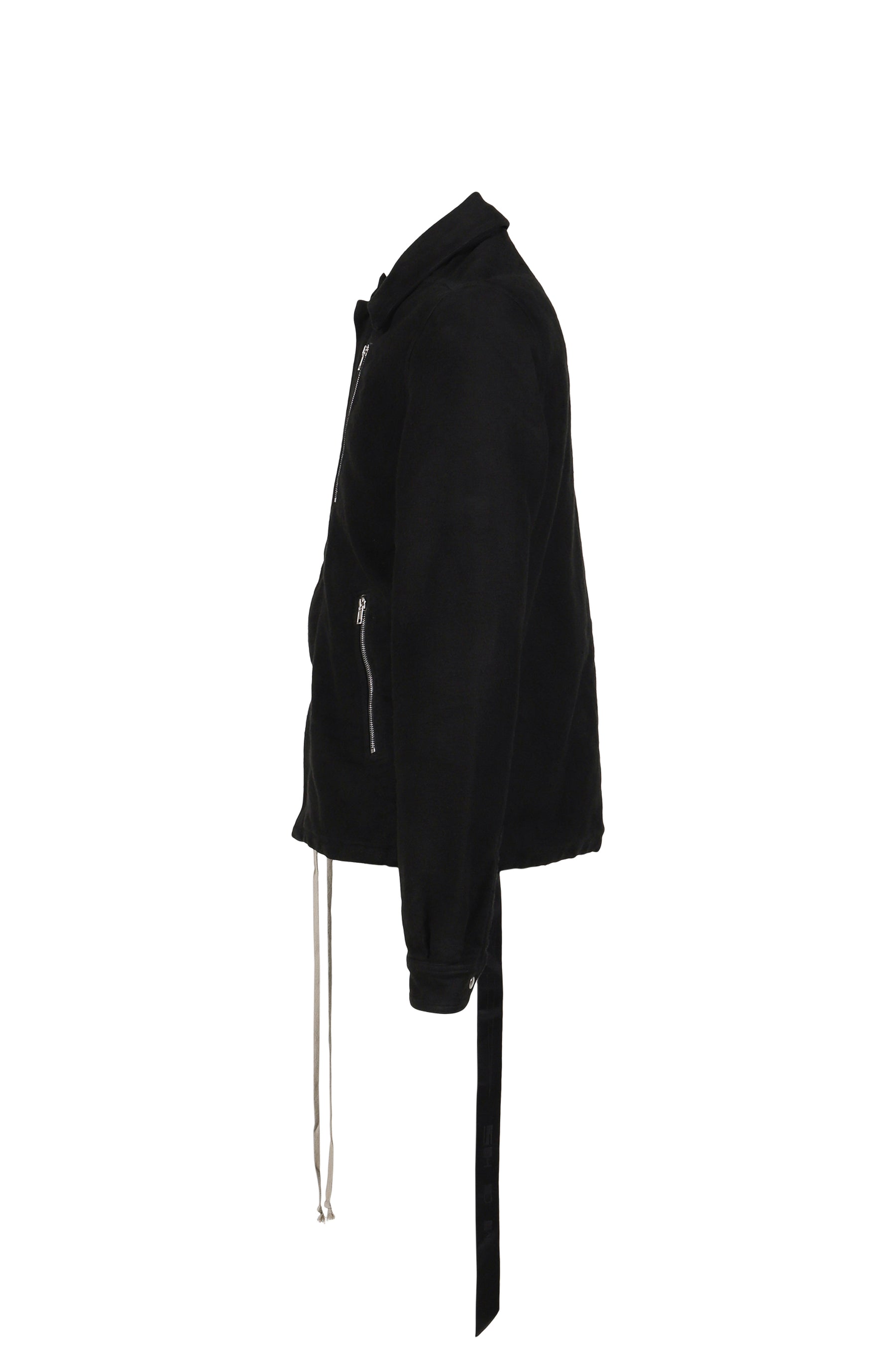 CONCEALED ZIPFRONT JKT / BLK