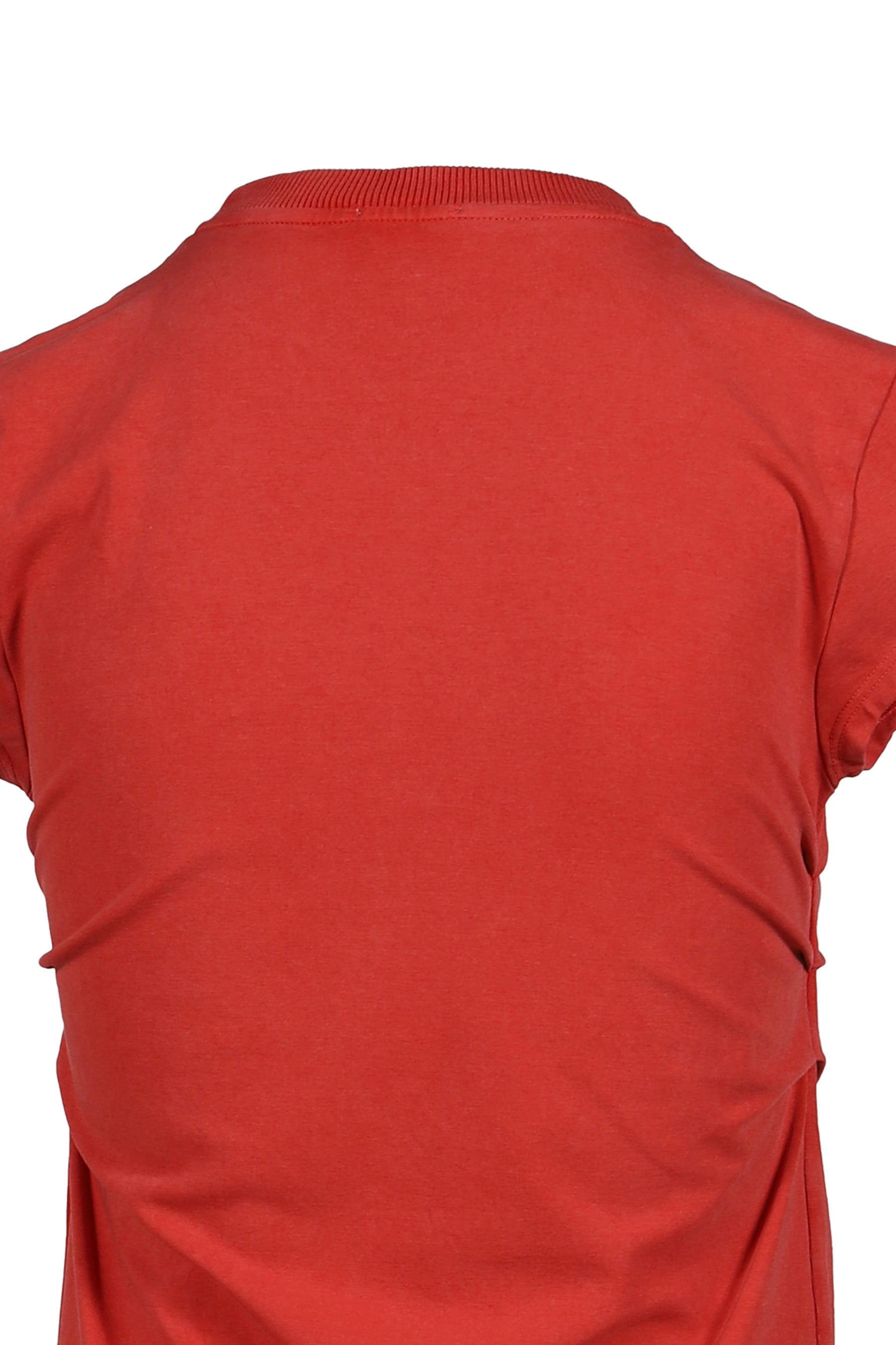 BABY T-SHIRT DOUBLE LAYER CUT-OUT / RED
