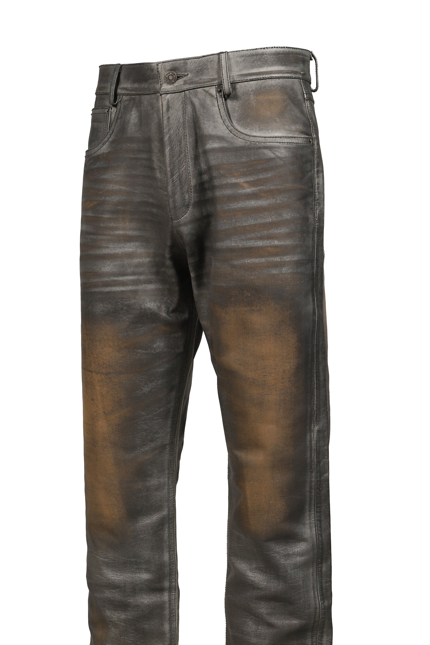 424 LEATHER FIVEPOCKET / SIL