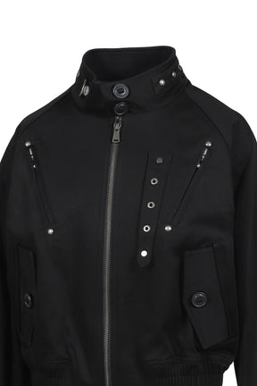 WYATT HARRINGTON JACKET / BLK