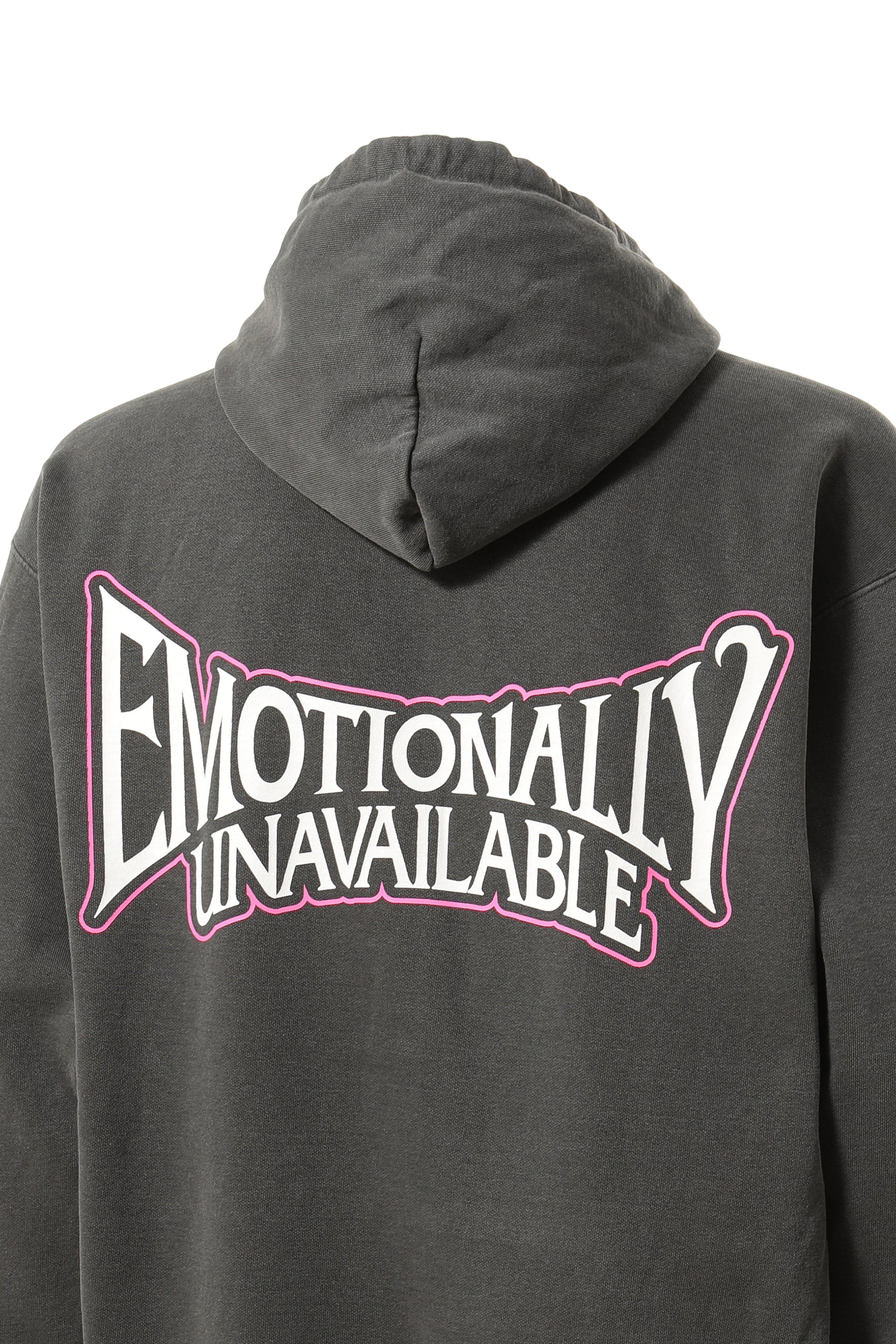 EMOTIONALLY UNAVAILABLE WHEN LONELINESS HOODIE / BLK