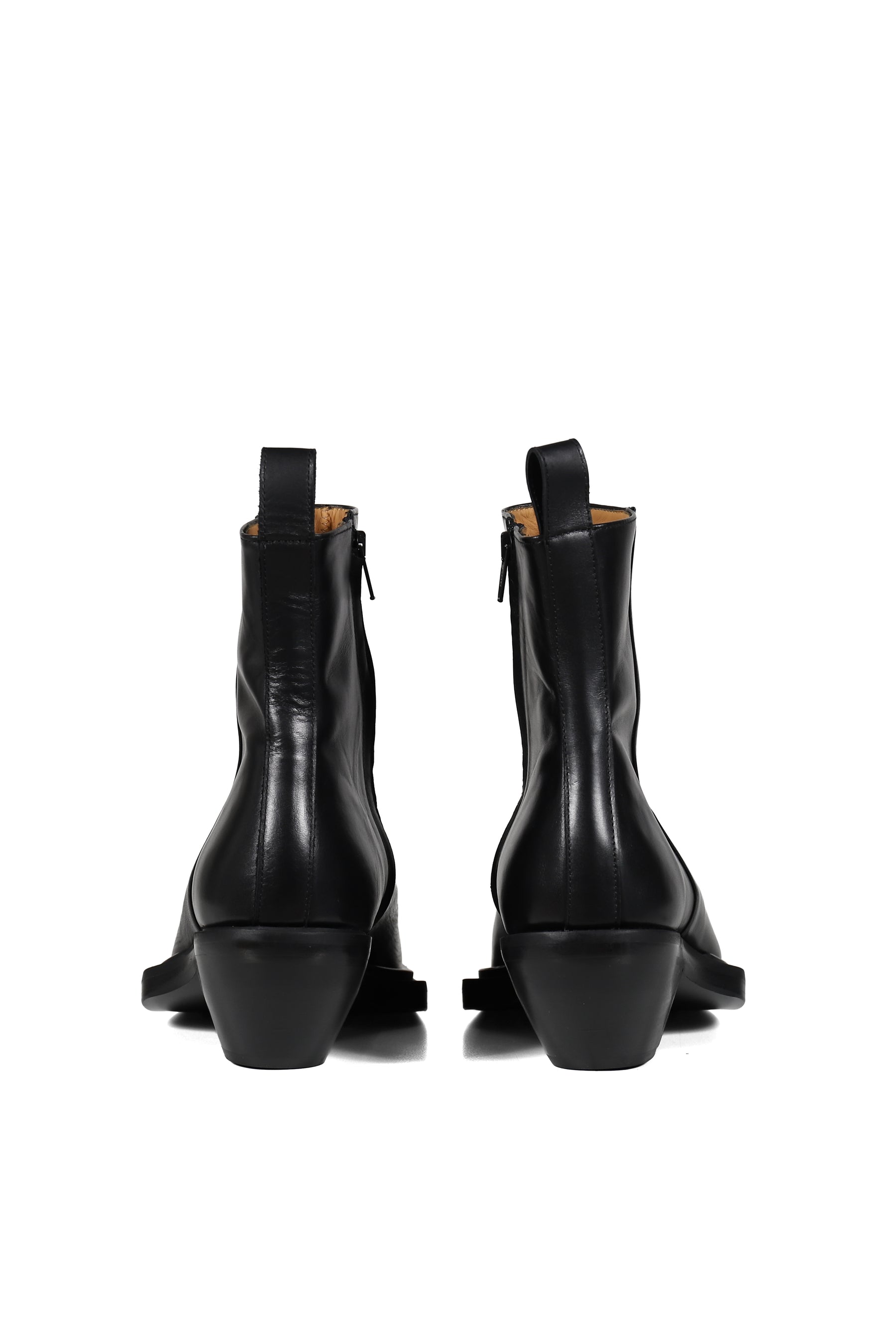 ANKLE BOOT - BLACK LEATHER / BLK 