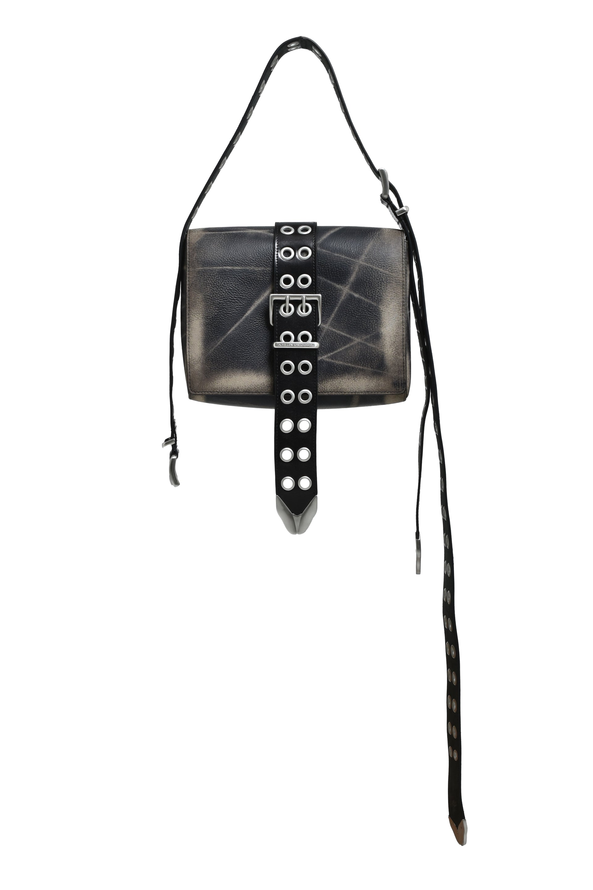 ACHILLES ION GABRIEL SHAFT SHOULDER BAG / MASH BRW