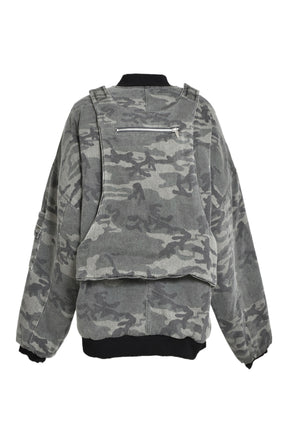 CAMO BOMBER JACKET / CAMO