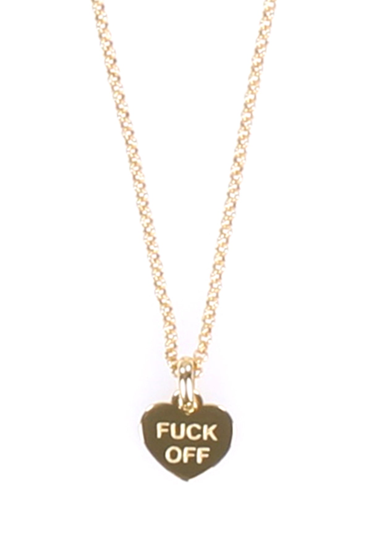 FUCK OFF NECKLESS / GOLD