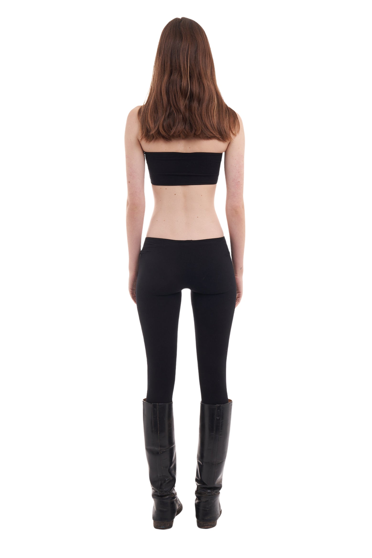 CROSS JUMPSUIT IN BLACK / BLK