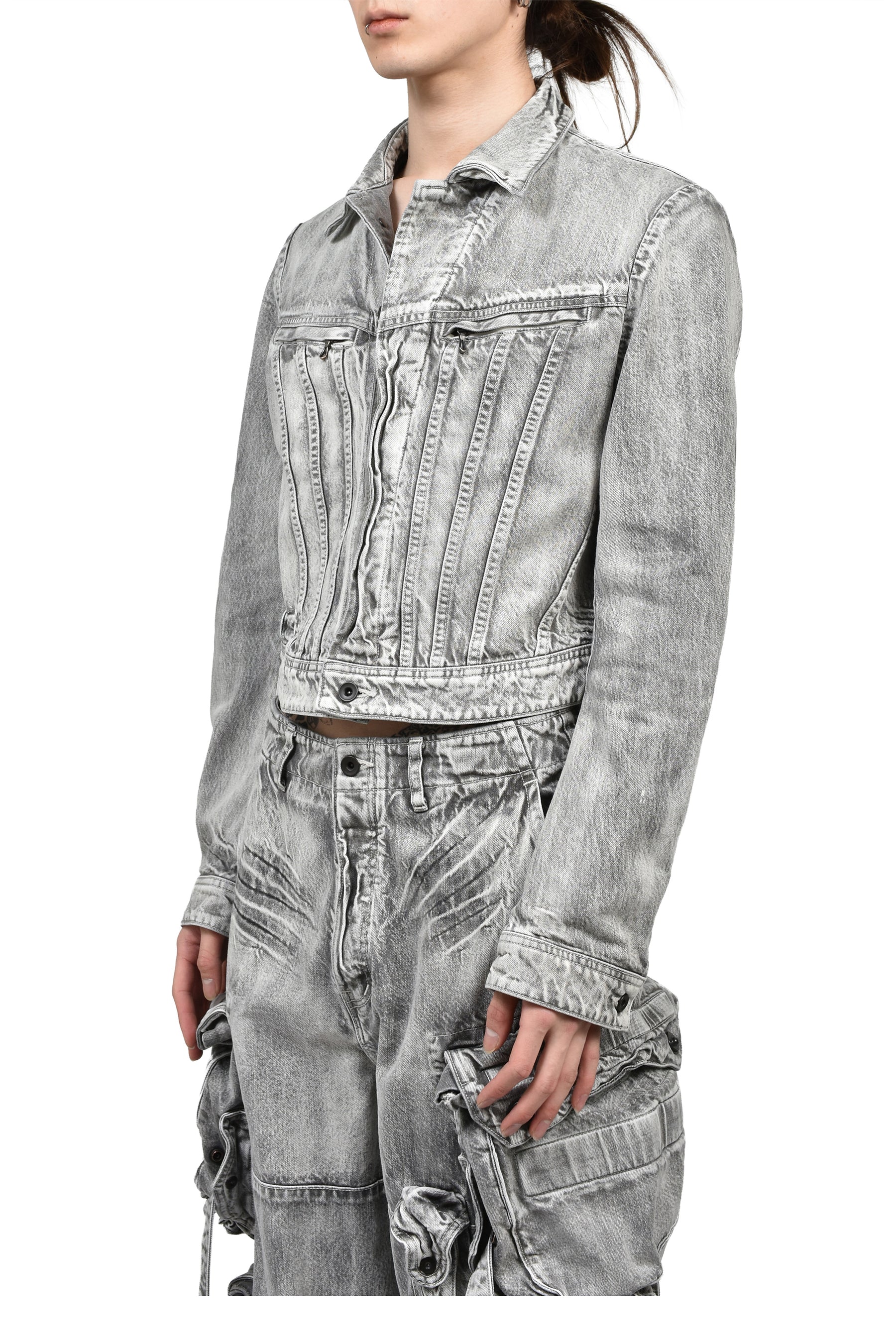 12oz DENIM BLOUSON / PLASTER