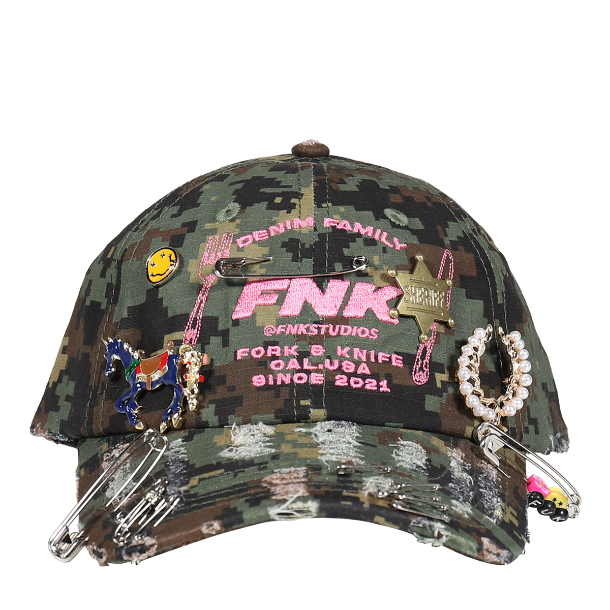 gakkin キャップ　ヌビアン　nubian FNK STUDIOS エフエヌケー スタジオ SS26 PASSPORT V2 HAT / CAMO