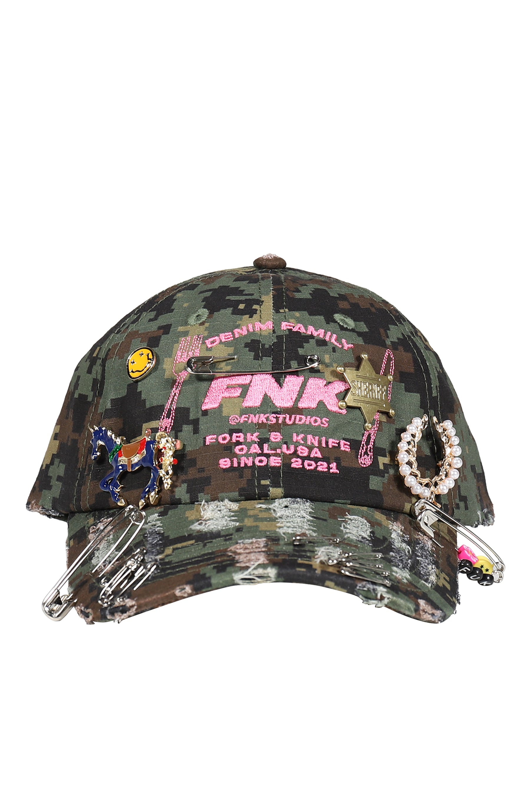 FNK STUDIOS エフエヌケー スタジオ SS26 PASSPORT V2 HAT / CAMO