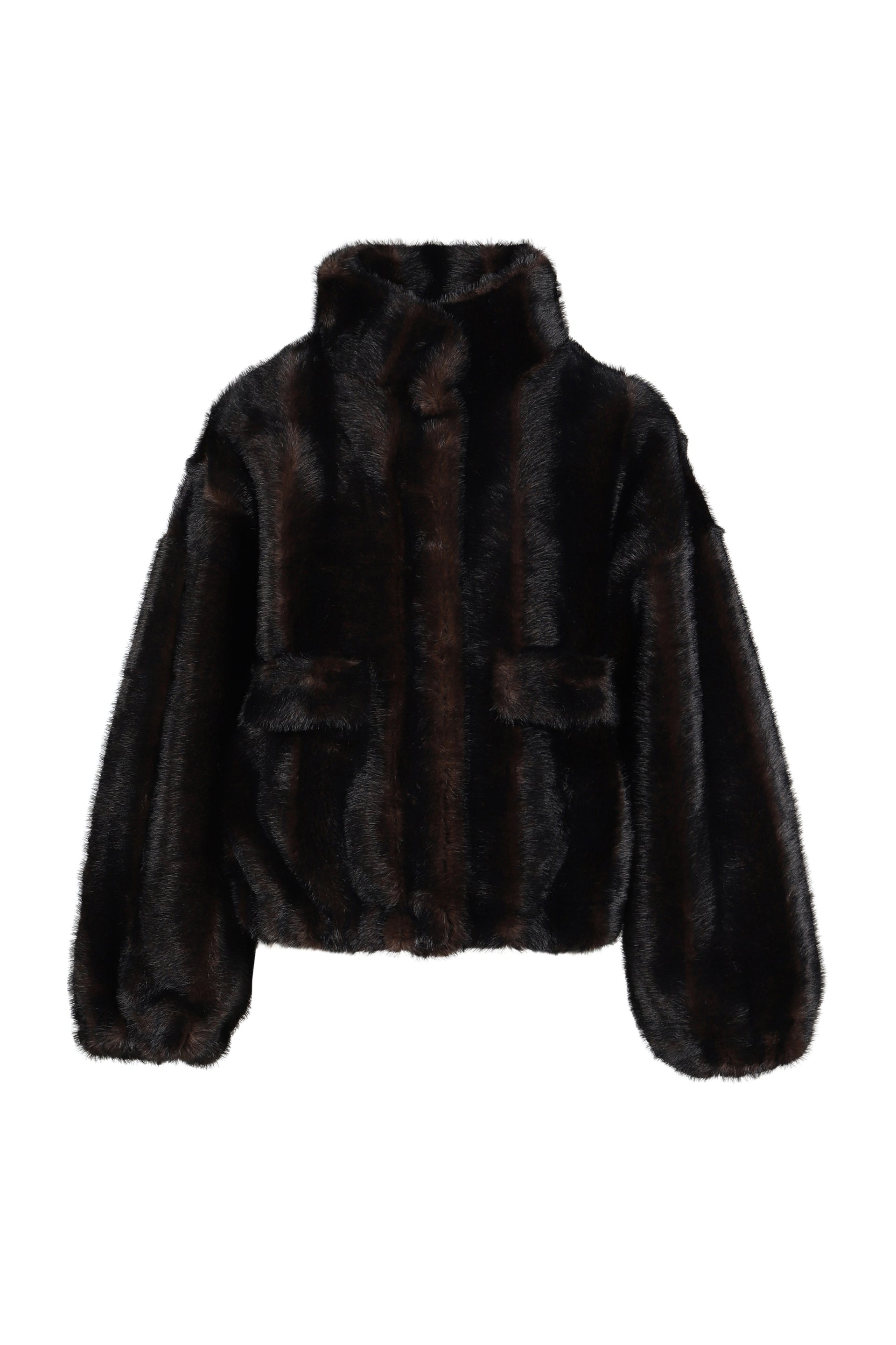IRIS SHAVED MINK BOMBER / NOIR MULTI