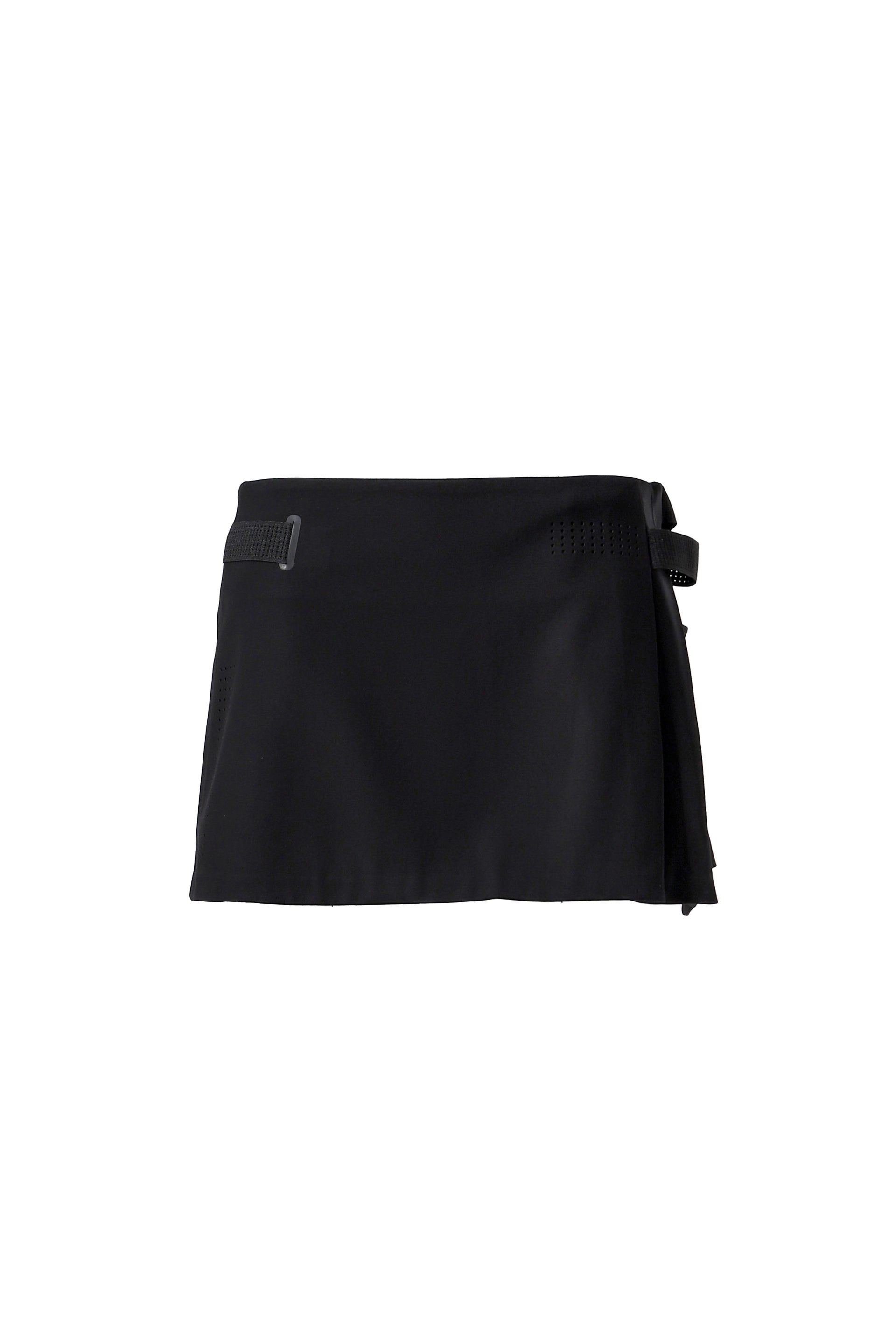 Hyein Seo PLEATED WRAP SKIRT / BLK