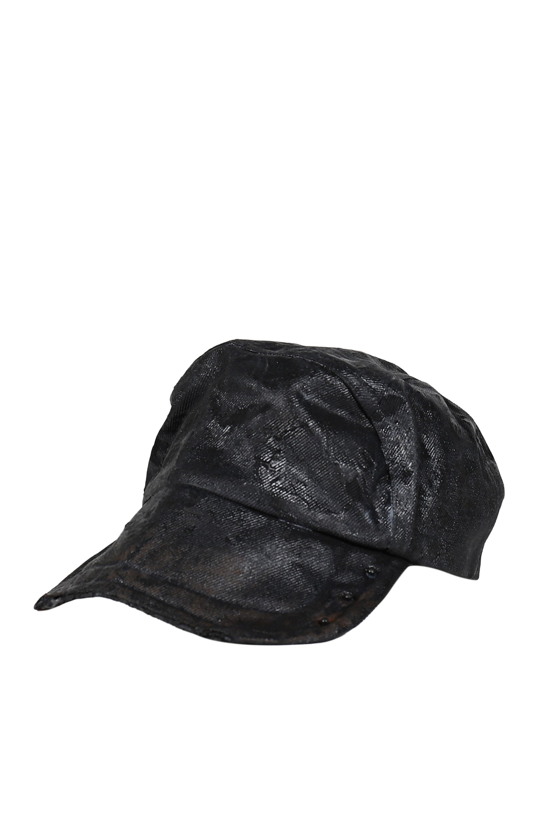 HAND COATED HORSE SHOE CRAB CAP / OIL BLK