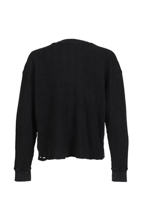 DESTROYER CROSS WAFFLE LS / VINTAGE BLK