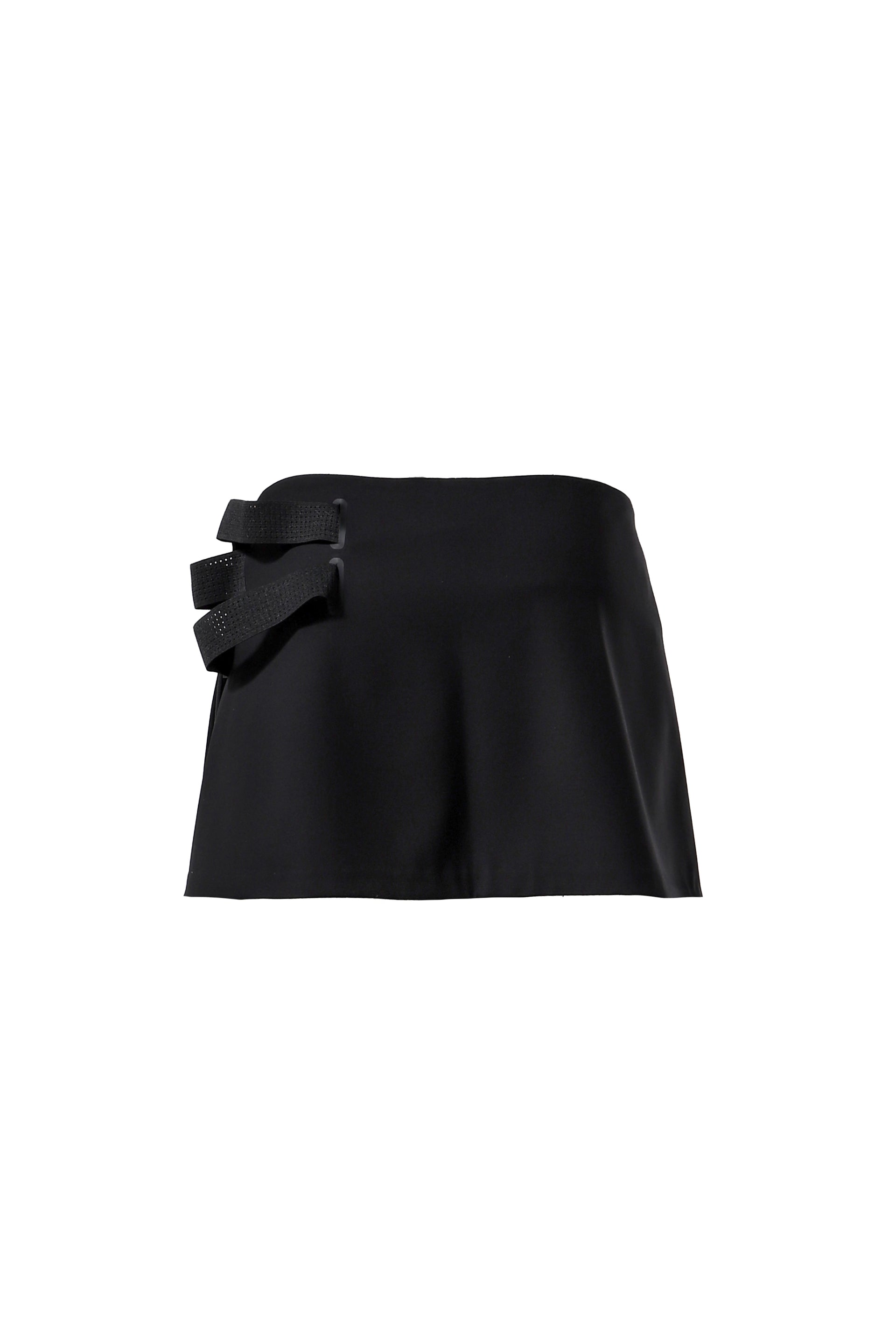 Hyein Seo PLEATED WRAP SKIRT / BLK