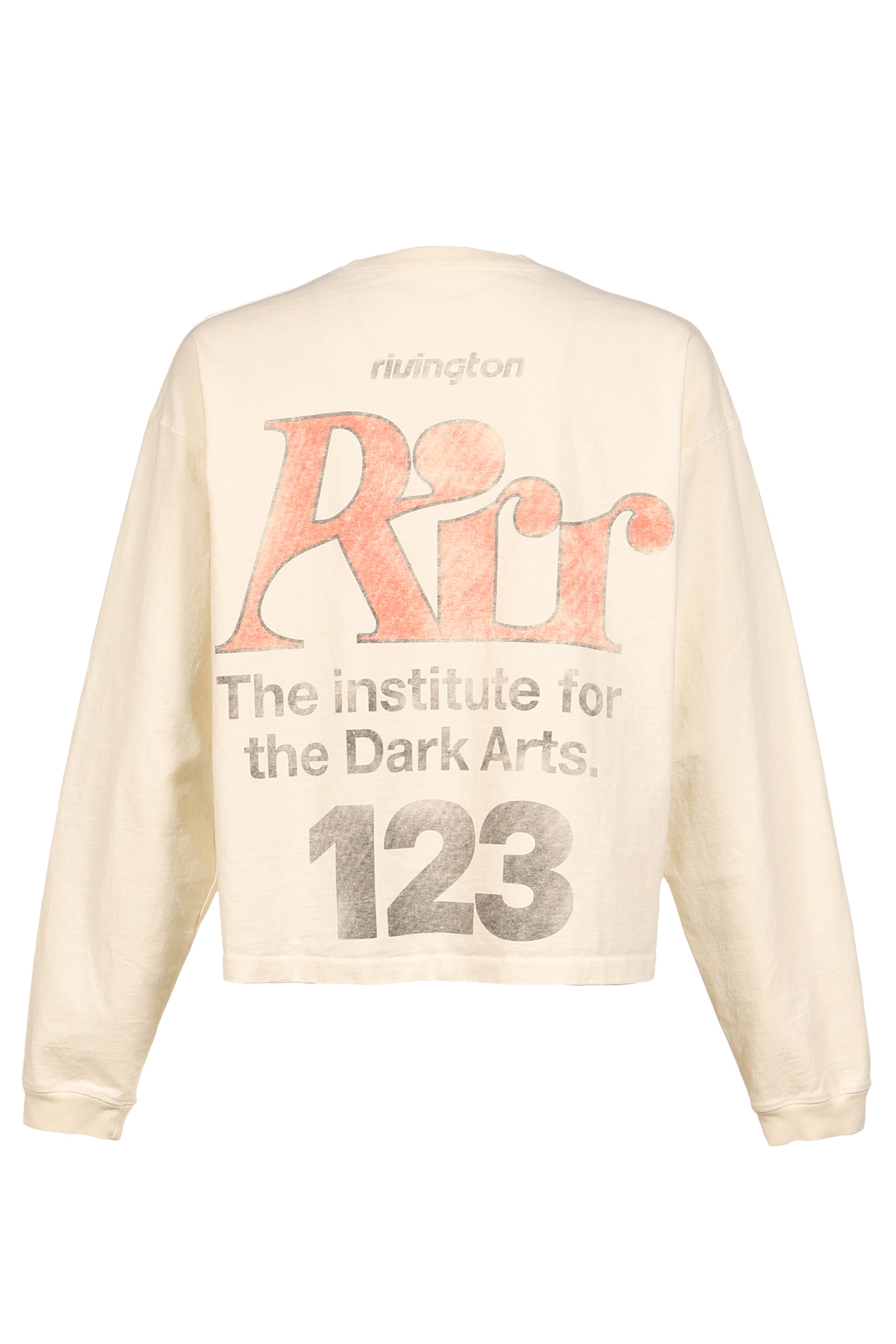 RRR123 USO-123 CVA LS TEE MAX WHITE サイズＬ RRR123 SS26 DART ARTS CVA LS TEE / MAX WHT - NUBIAN ヌビアン