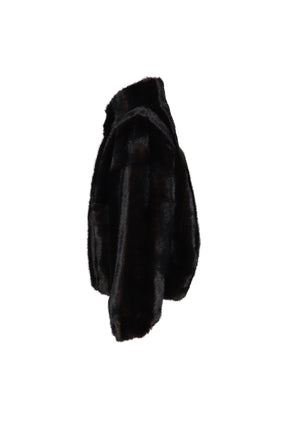 IRIS SHAVED MINK BOMBER / NOIR MULTI