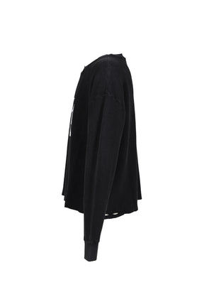 DESTROYER CROSS WAFFLE LS / VINTAGE BLK