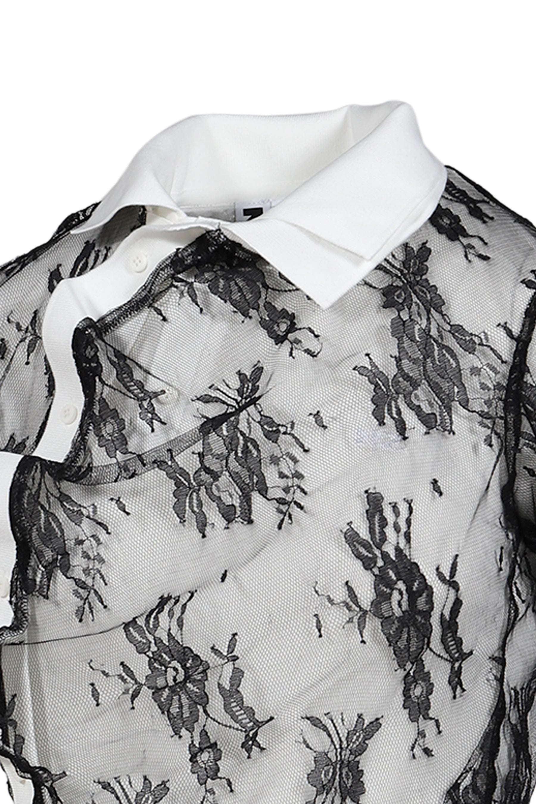 SHRUNKEN DOUBLE POLO / BLK