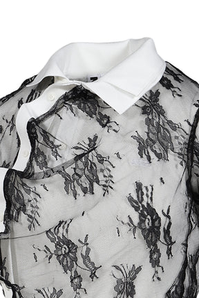 SHRUNKEN DOUBLE POLO / BLK