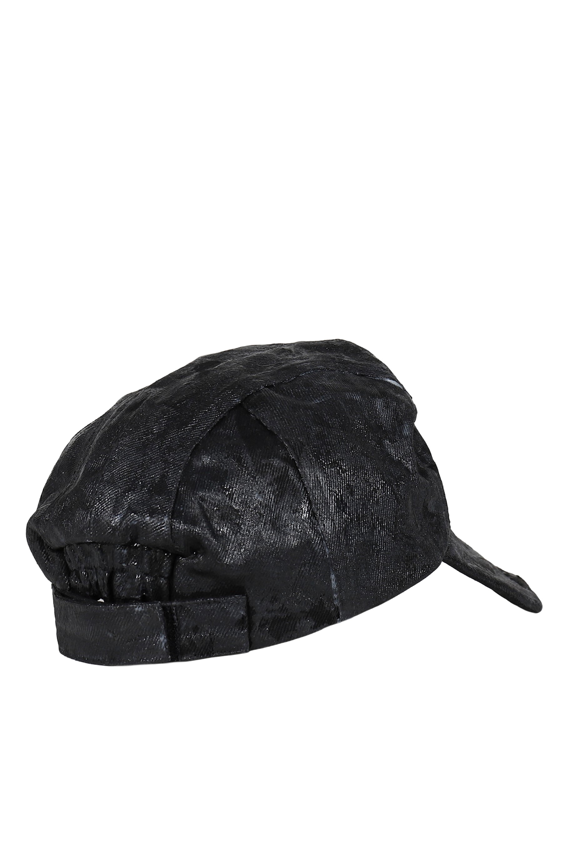 HAND COATED HORSE SHOE CRAB CAP / OIL BLK