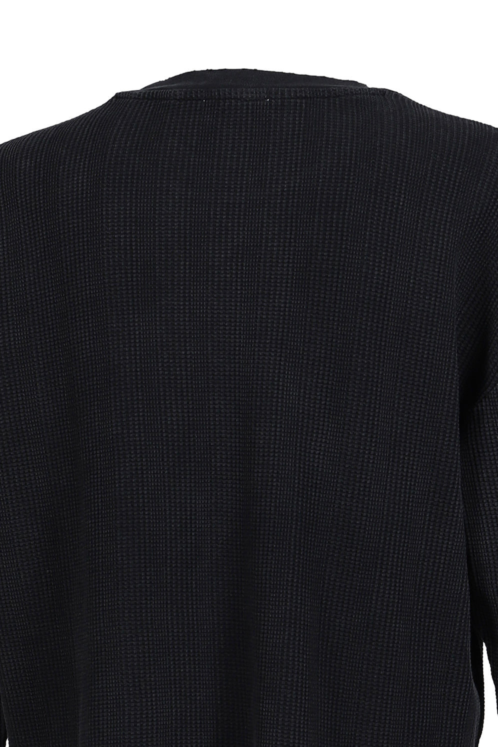 DESTROYER CROSS WAFFLE LS / VINTAGE BLK
