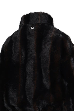 IRIS SHAVED MINK BOMBER / NOIR MULTI