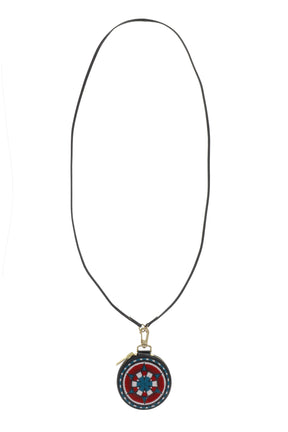 SHOULDER CIRCLE COIN CASE / BLK