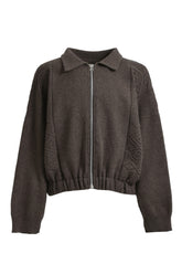 CHIC KNITTED JACKET / BRW