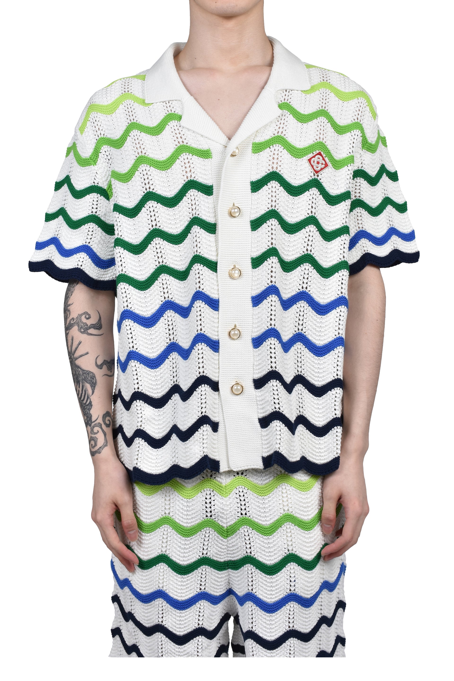 WAVE KNIT SHIRT / MULTI