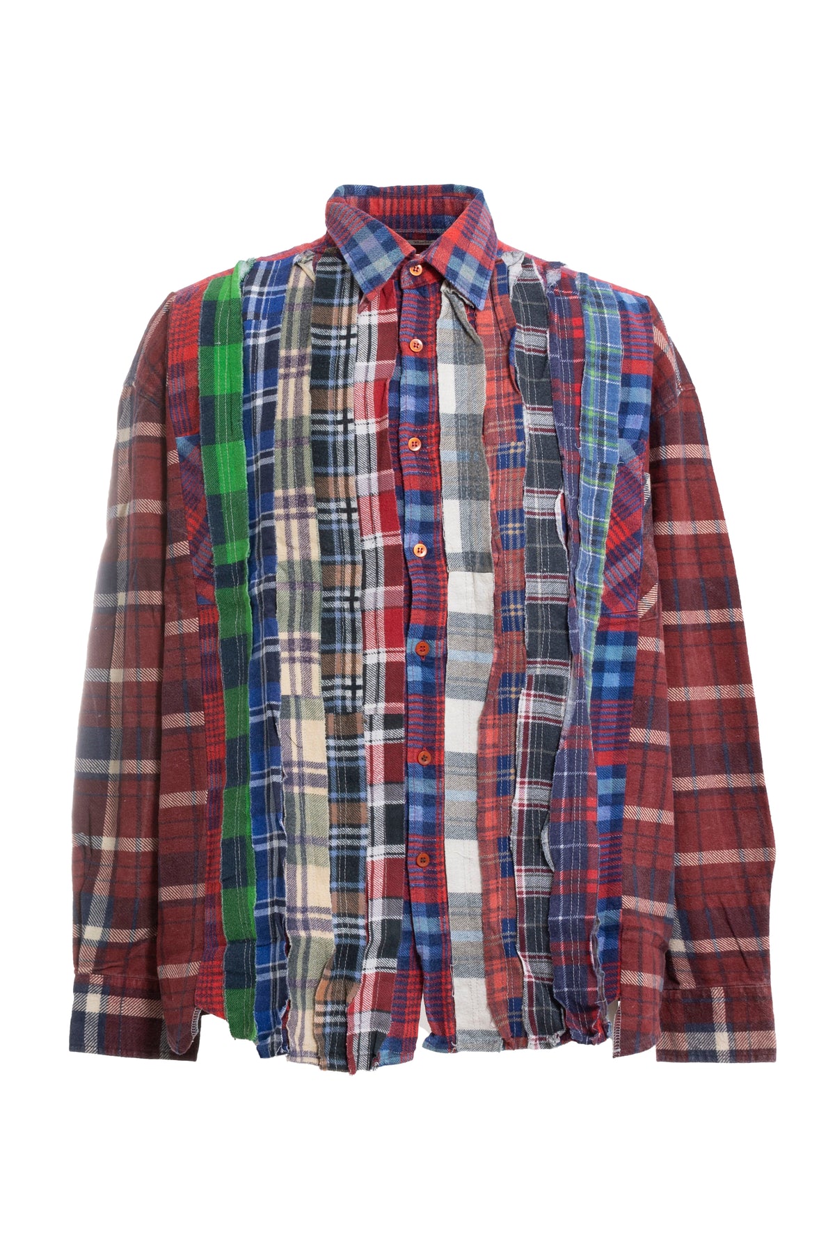 Rebuild By Needles FW23 FLANNEL SHIRT -> RIBBON WIDE SHIRT