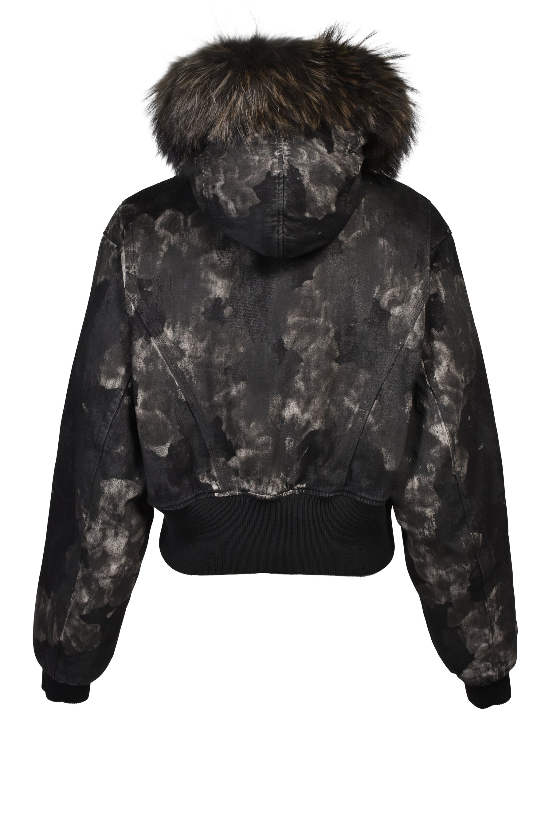 KIEFER WAXED BOMBER / RUST BLK