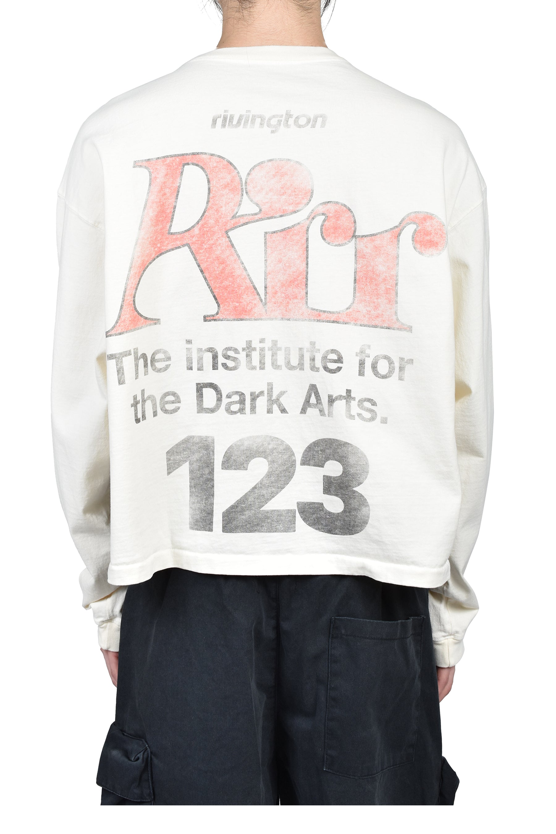 RRR123 USO-123 CVA LS TEE MAX WHITE サイズＬ RRR123 SS26 DART ARTS CVA LS TEE / MAX WHT - NUBIAN ヌビアン