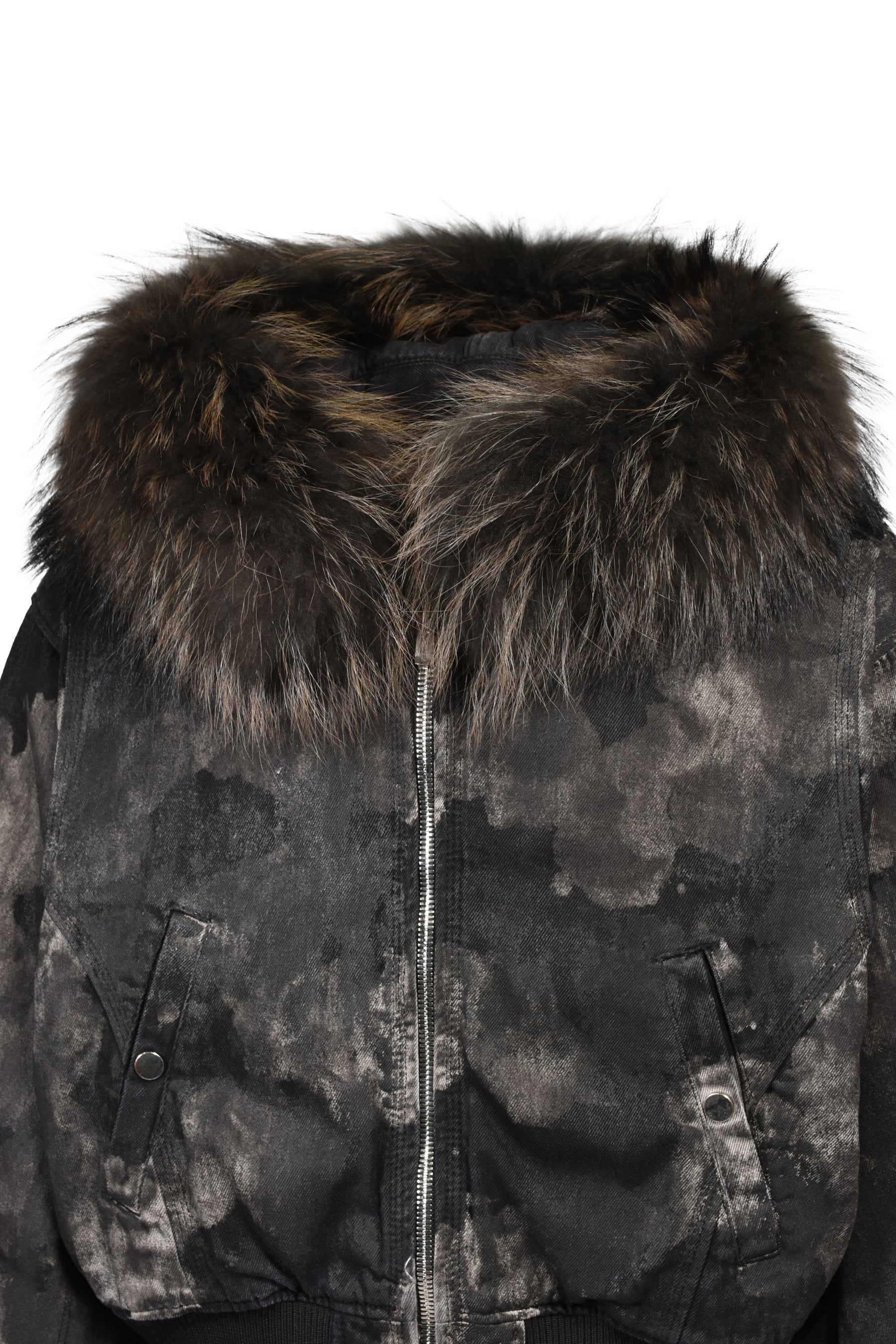 KIEFER WAXED BOMBER / RUST BLK