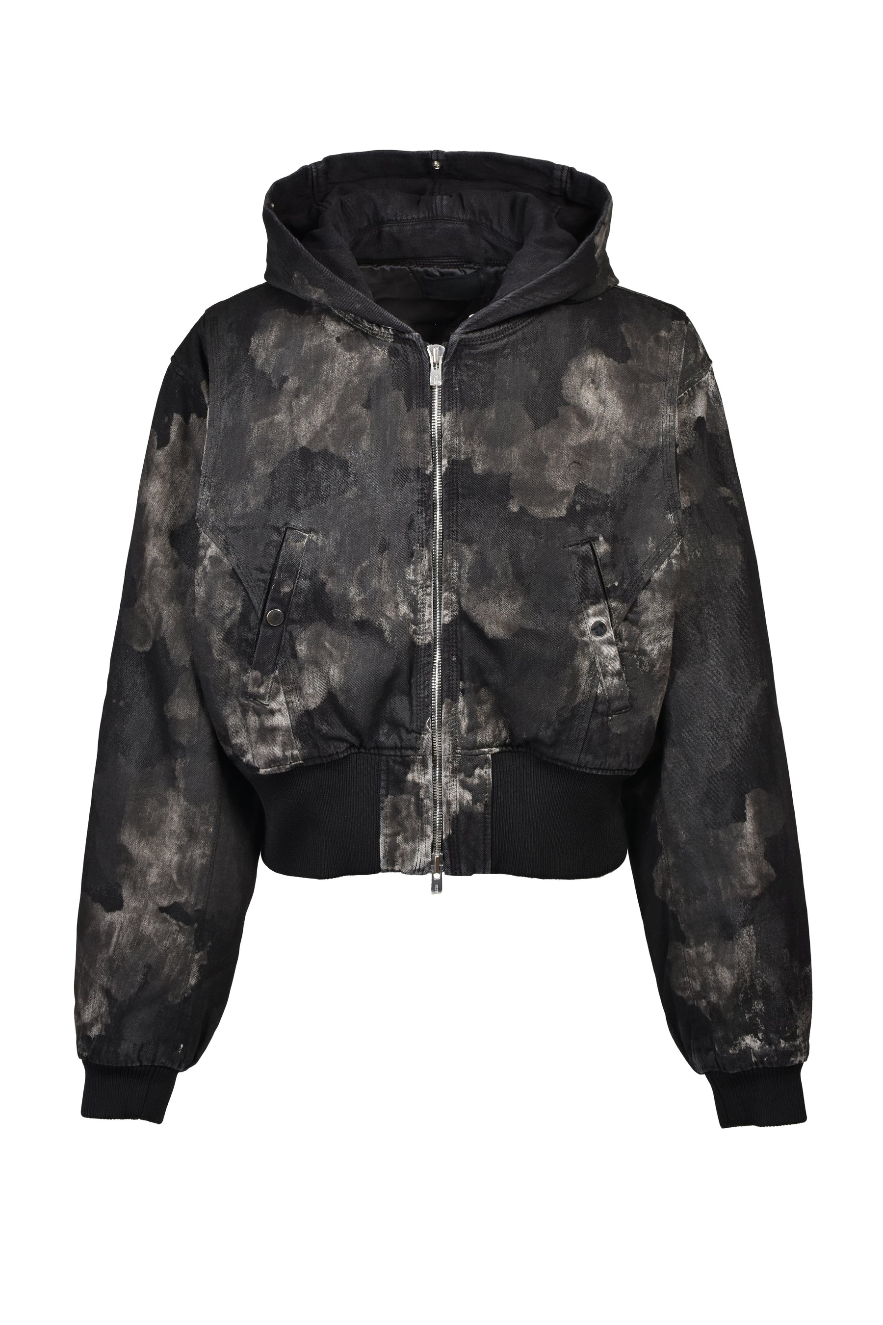 KIEFER WAXED BOMBER / RUST BLK