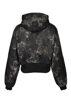 KIEFER WAXED BOMBER / RUST BLK