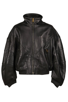 RUFF RIDER LEATHER JACKET / BLK 