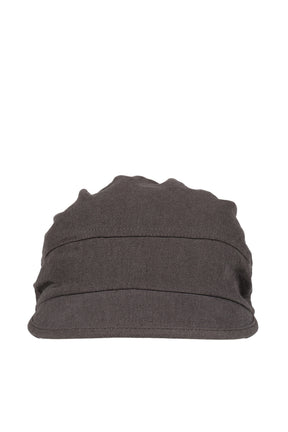 LINEN TIE-UP HAT / CHARCOAL