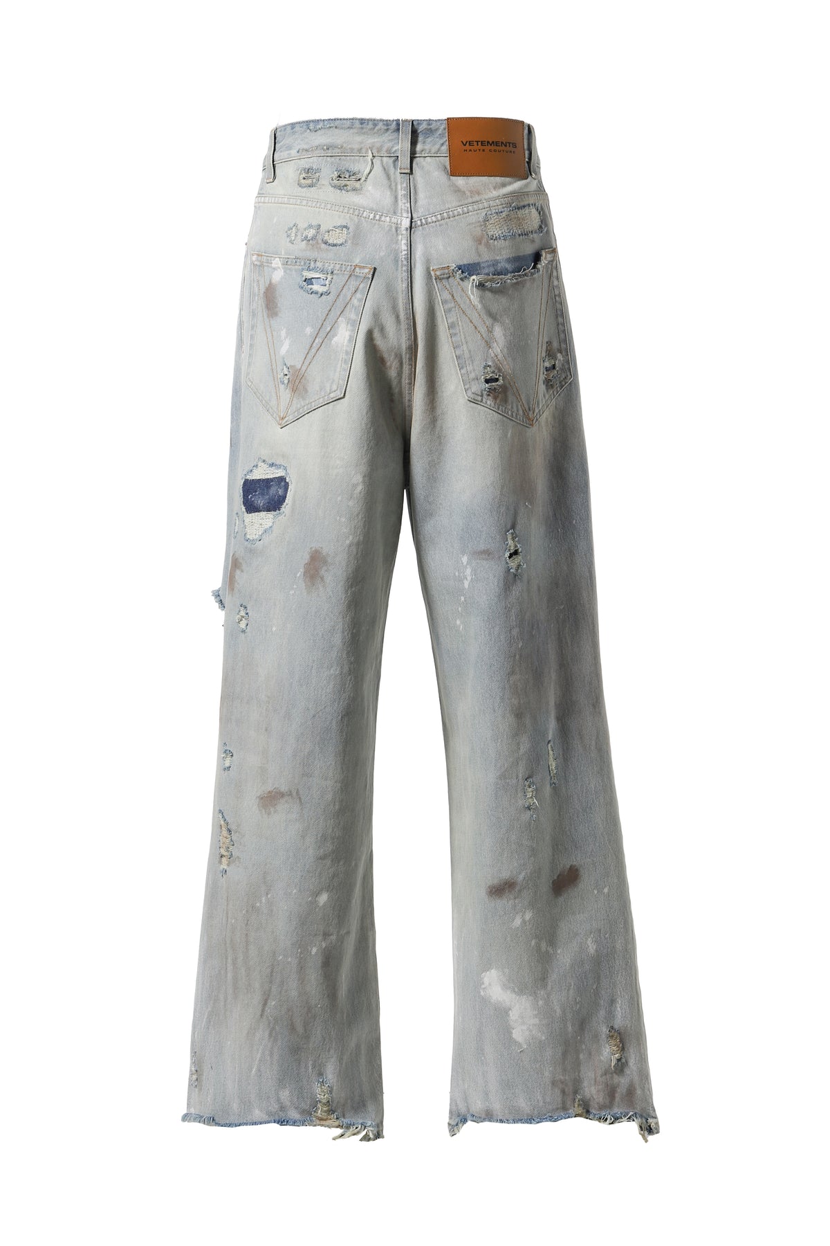 TRASHED BAGGY JEANS / L.BLU