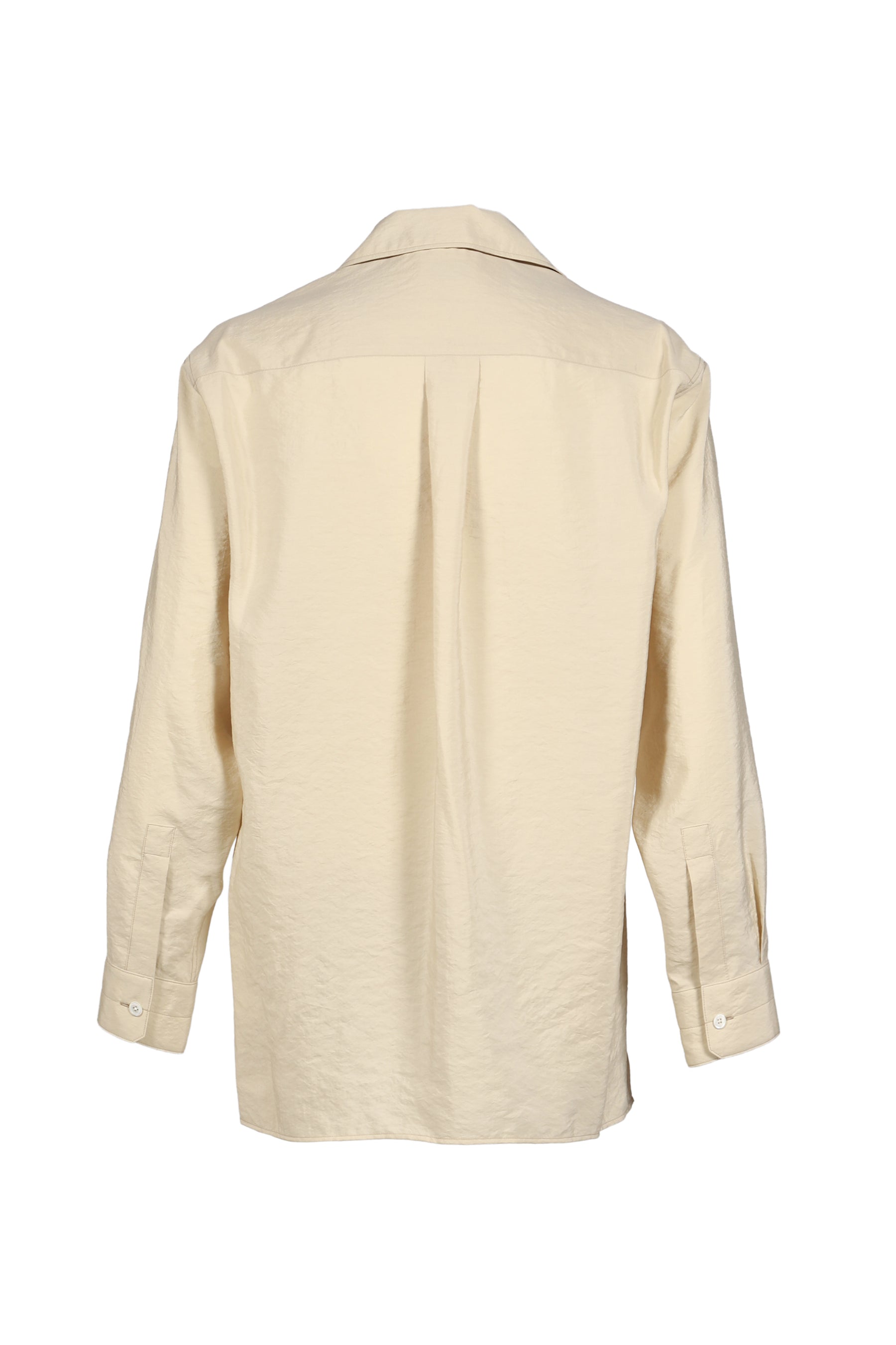 CONVERTIBLE COLLAR SHIRT / OAT MILK