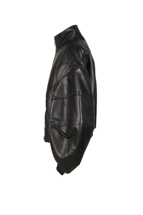 RUFF RIDER LEATHER JACKET / BLK 