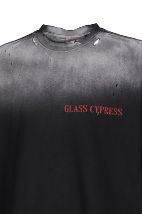 BLACK FADED GLASS CYPRESS T-SHIRT / BLK