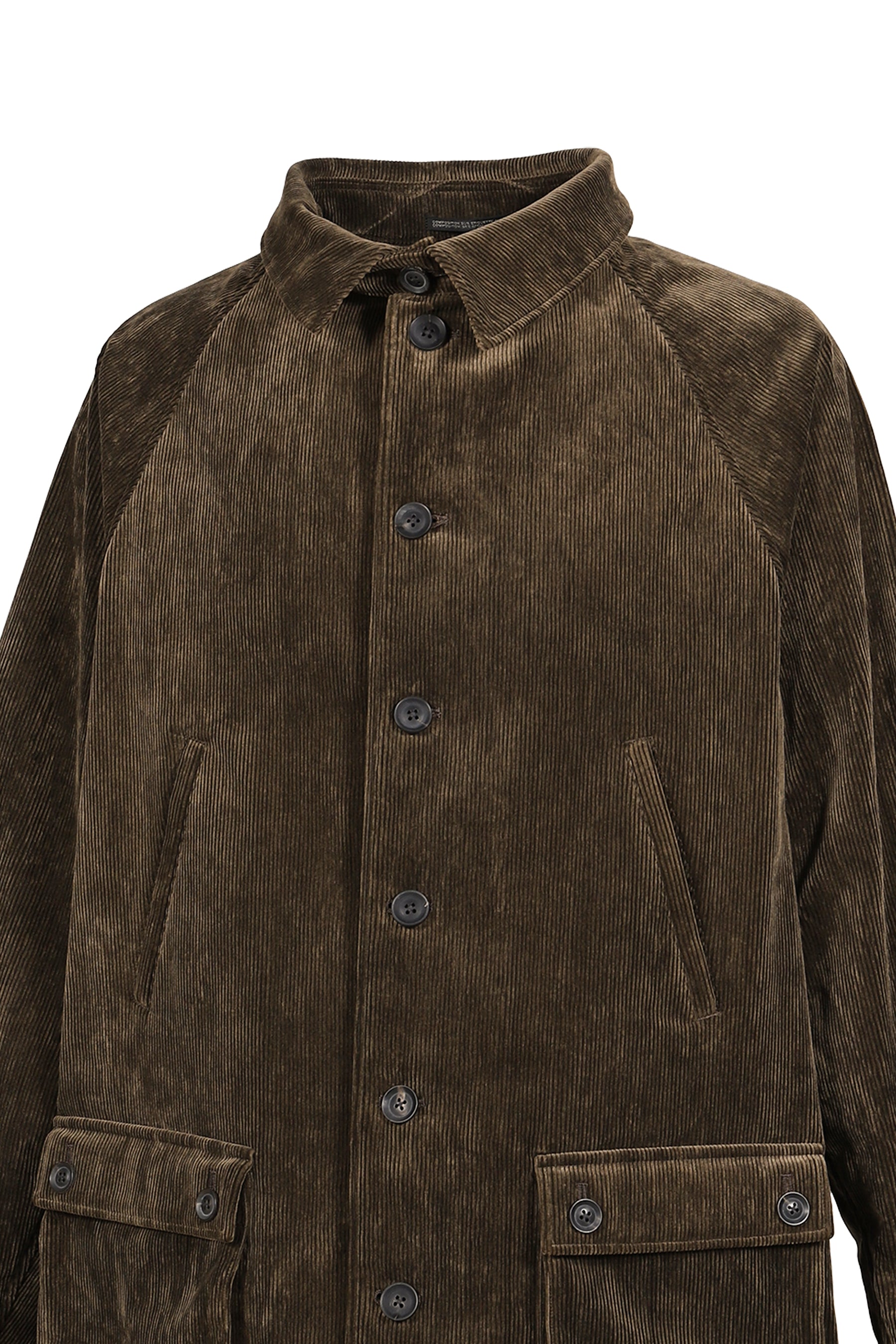 CORDUROY 6 BUTTON RAGLAN JACKET / BRW